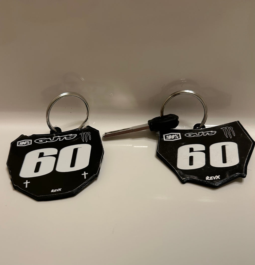 Mini plate Keychain