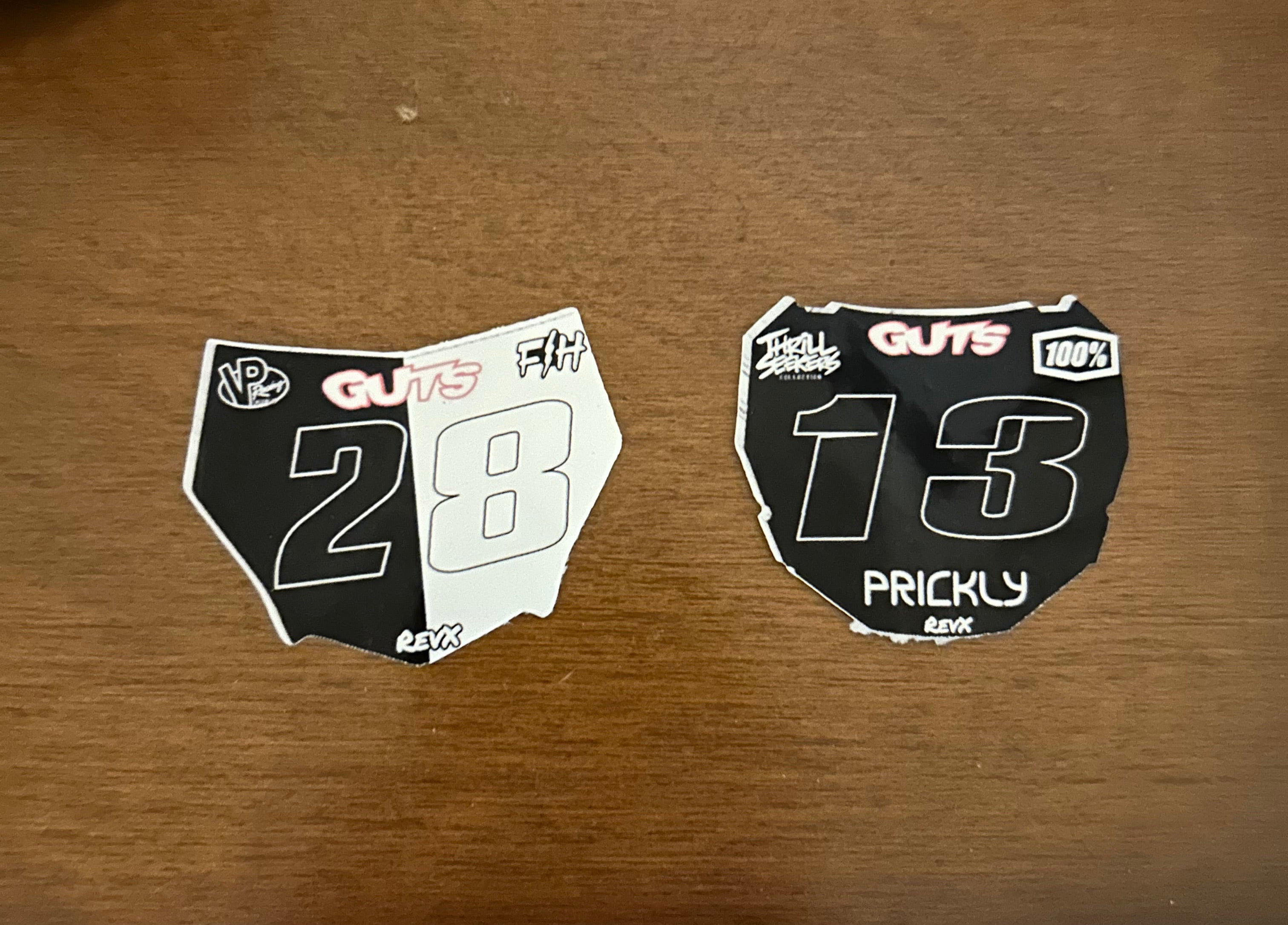 Mini Plate Decals