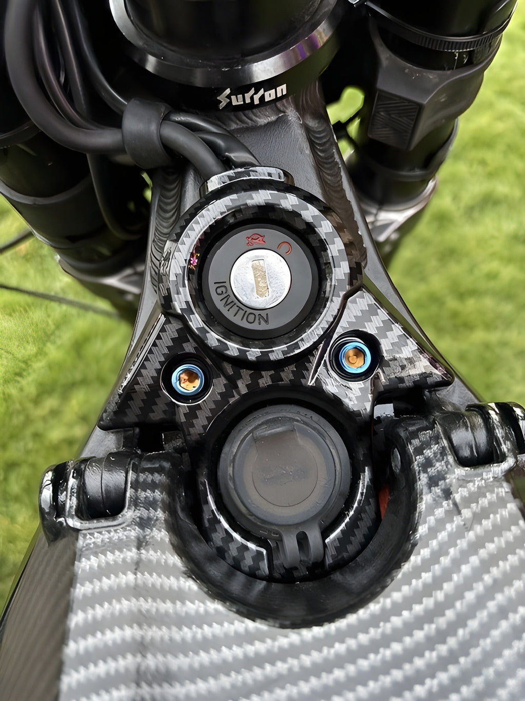 Titanium Ignition Cover Bolts (Set of Two) for Surron, Segway, and Similar E-motos